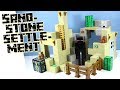 Minecraft Survival Mode Playset Sandstone Settlement Expansion Mattel Toys