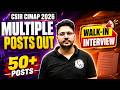 CSIR CIMAP 2026 Recruitment | 50+ Posts Out | Walk-in Interview | CSIR CIMAP Vacancy 2026