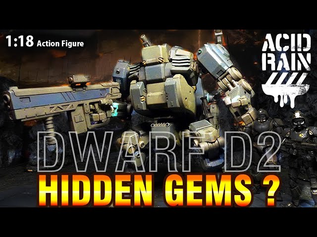 Acid Rain DWARF D2 FAV-A79 1/18 Action figure review & unboxing