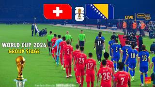 SWITZERLAND vs BOSNIA | FIFA World Cup 2026 Group Stage | Full Match Simulation & Prediction PES 21