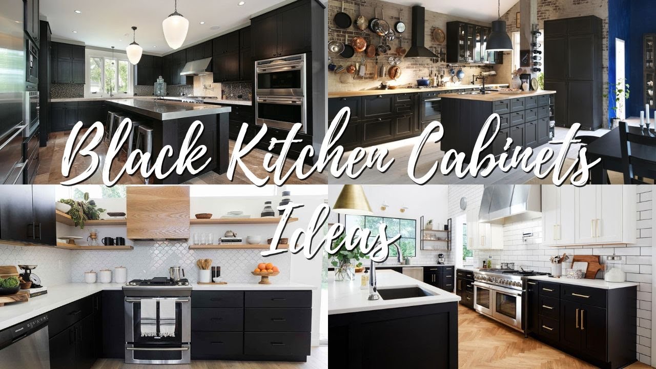 Stylish Black Kitchen Cabinets Designs That Add Luxury and Sophistication to Any Kitchen Design