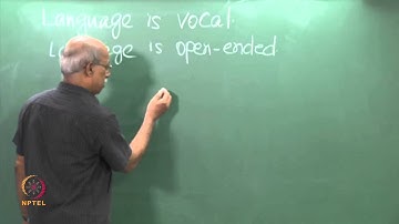 Mod-01 Lec-04 Design  Features of Language-3