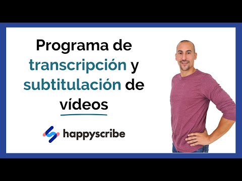 ? Programa de transcripción y subtitulación AUTOMÁTICA | Happy Scribe | 2021 ✅