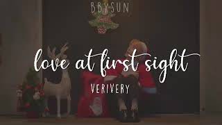 VERIVERY (베리베리) - 첫 눈이 와 (Love at first sight) easy lyrics [ SUB ENG/INDO ]