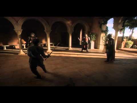 Game of Thrones S01E08 Syrio Forel Death Scene