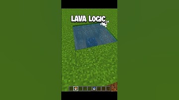 Minecraft Lava Logic💀