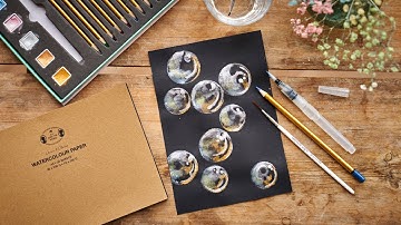 Paint soap bubbles with watercolours – DIY by Søstrene Grene