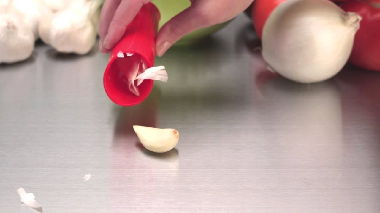 Zak Designs 5inch Garlic Peeler YouTube