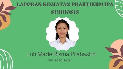 Video Modul 1 KP 2 Praktikum Simbiosis