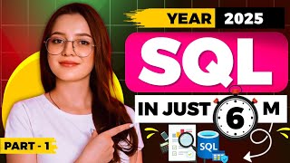 Learn SQL basics in just 6 minutes! 🚀 for beginners | SQL for Data Analyst  | Part - 1
