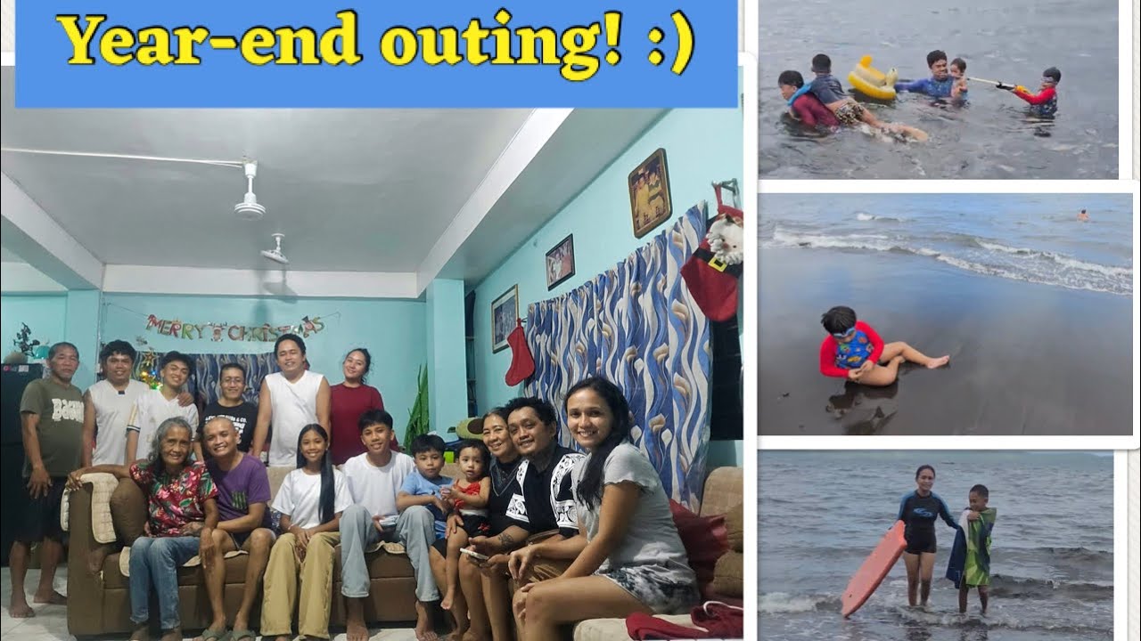 Family Bonding by the Beach! Year-end Outing 2025 - YouTube