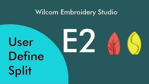 How To Use User Define Split In Wilcom | learn Wilcom Embroidery Studio Free In Urdu and Hindi