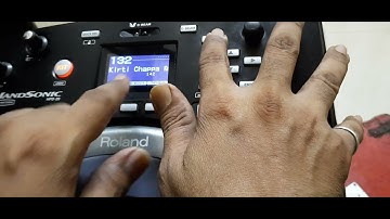 Handsonic Hpd 20 basic wav file setup Kirti Shah Mumbai 93225 30495