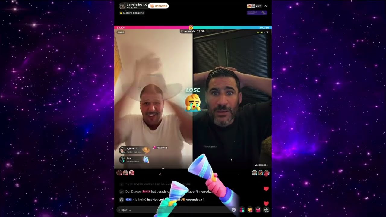 🔴 LIVE! Barrelo & Yasser - Boomerang 🤯 #tiktok #live #barrelo #yasser #fyp 