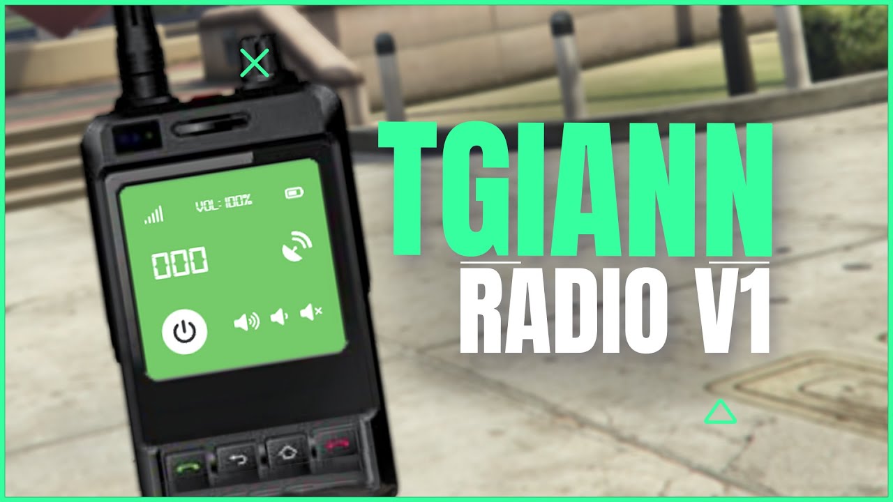 Fivem TGIANN RADIO ( pma-voice / saltychat / tokovoio / mumble-voip)