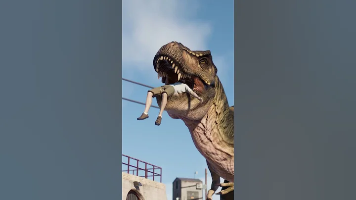 Killer T-REX vs Jurassic World #jwe2 #jurassicpark #youtubeshorts #shortvideo #shorts #kingkong