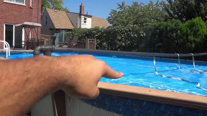 Easy DIY Pool Cover Reel - How To Install and Use - Roll Up Your Pool Cover!  