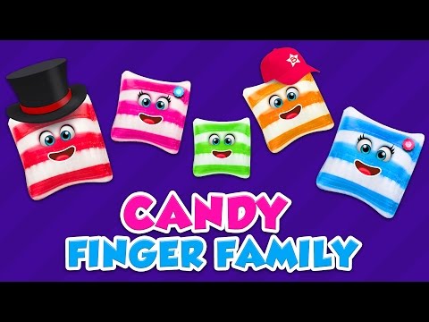 Candy Finger Family Song | Top 10 Finger Family Songs | Daddy Finger Rhyme