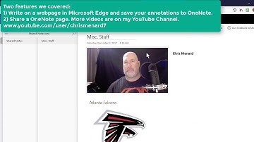OneNote - Save webpage annotations to OneNote and share a single page by Chris Menard