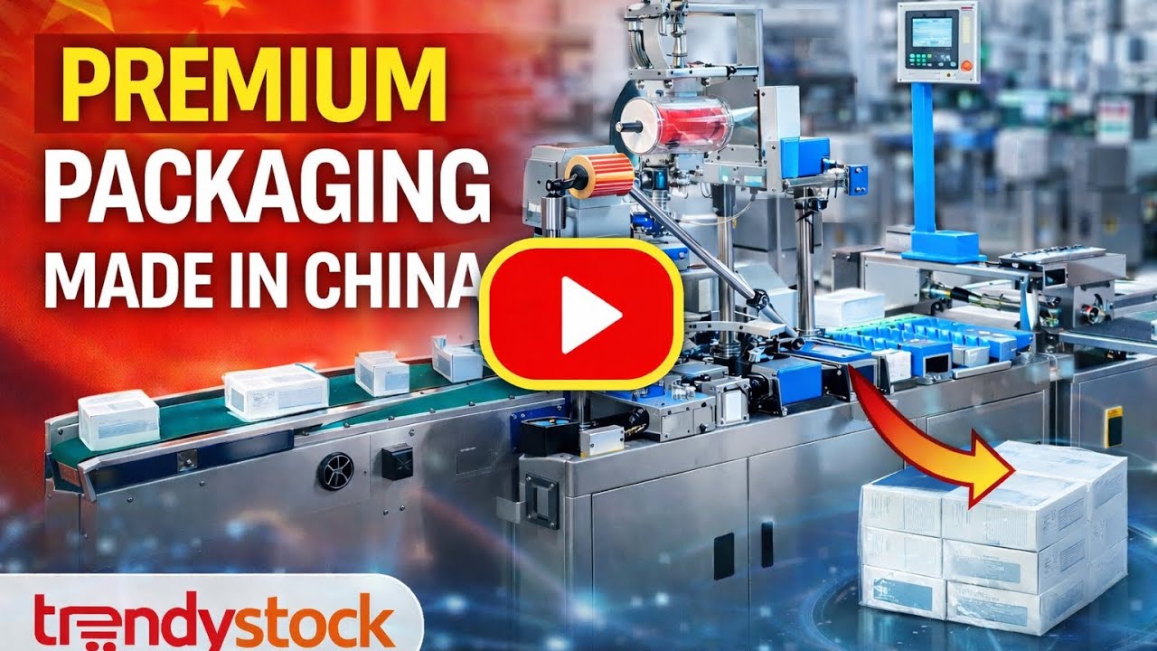 Box Wrapping Machine for Retail Products | End-to-End China Sourcing | Trendystock.agency/en
