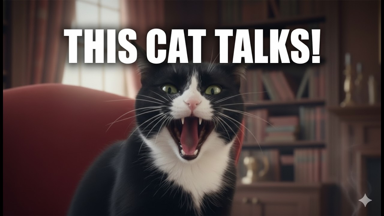 Говорящий кот в смокинге владеет секретным языком, который понимает его хозяин.