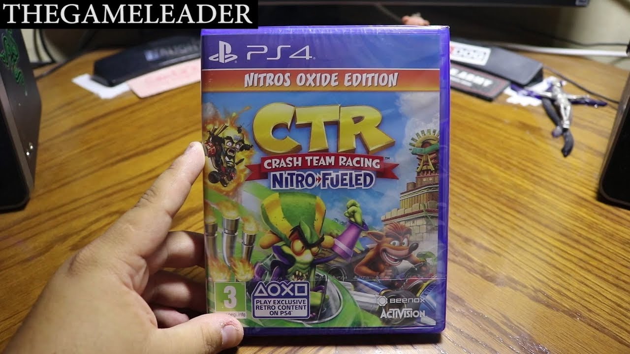 Team Racing: Nitro-Fueled] NITROS EDITION - 1 Day Early ( PS4) - Unboxing - YouTube