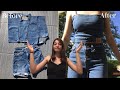 DIY//denim LEVI’S CROP TOP