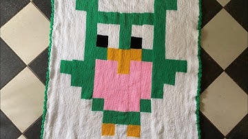 The complete How to knit (pixel) blankets with your circular knitting machine FREE video workshop.