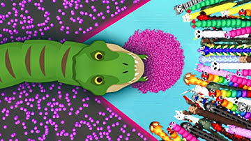 SNAKE IO🐍 KING GONZO SNAKE 🐍 VS 1000 PRO GIANT SNAKES 🐍 EPIC SNAKEIO GAMEPLAY #snakegame #games 