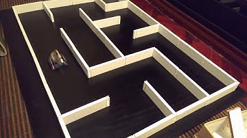 Bulebule micromouse searching the test maze