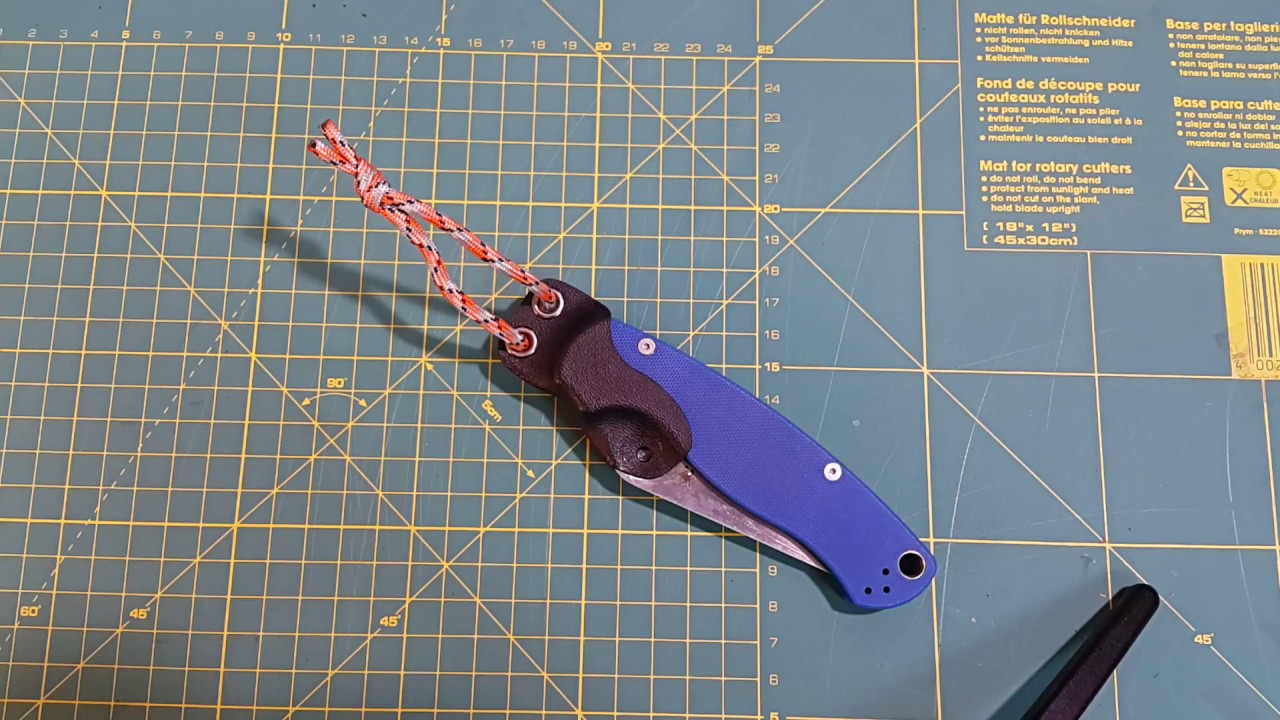 Раскрывающие чехлы из Kydex для складных ножей. DVA Hobby YouTube