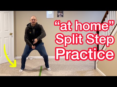 The Best “at home” Split Step Drill (Tennis Footwork Explained)