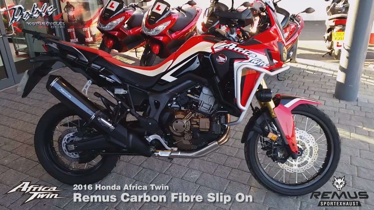Silencieux MIVV Oval Titane Pour Honda CRF1000L Africa Twin - Homologué - Bouchon Carbone - Modèle H.059.LNC