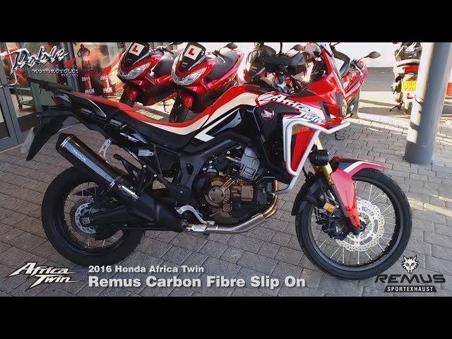 2016 Honda CRF1000L Africa Twin - Remus Okami Carbon Exhaust