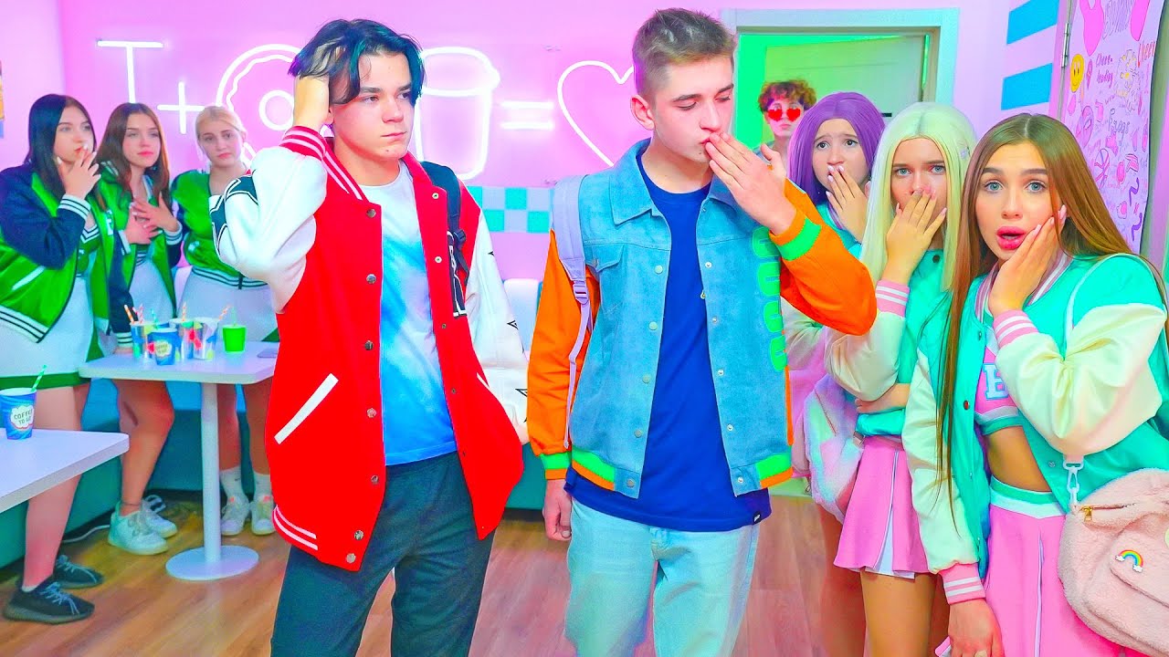 BEAUTY BOYS IN BUNNY SCHOOL!! Diana made transformation from Zombie to BBF!!