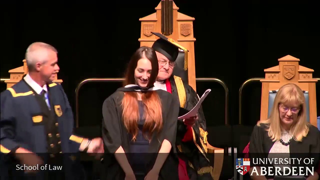 University of Aberdeen 2018 Summer Graduation, Tuesday 19th June, 1