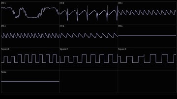 LankP - Metallic Overpass Zone - Oscilloscope Deconstructed | YM2612 (OPN2) + SN76489
