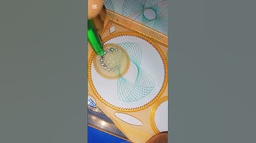 Golap Fuler Kata | Spirograph Art | #shorts #Atik_Mia_official