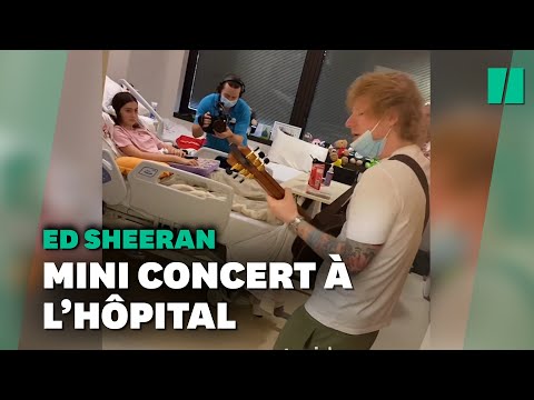Ed Sheeran a surpris les enfants d’un hôpital australien avec un concert privé