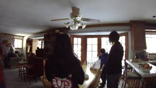 Easter Egg Hunt - Diana and the kids  15. April 2012