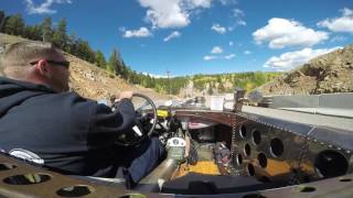 Brian Thomas  Blown Straight 8 Packard  Hot Rod Hill Climb 2016