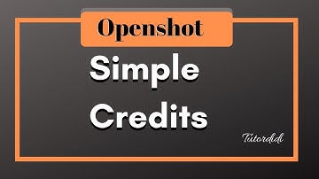 How To Add Credits In Openshot - OpenShot Video Editor Tutorial #19