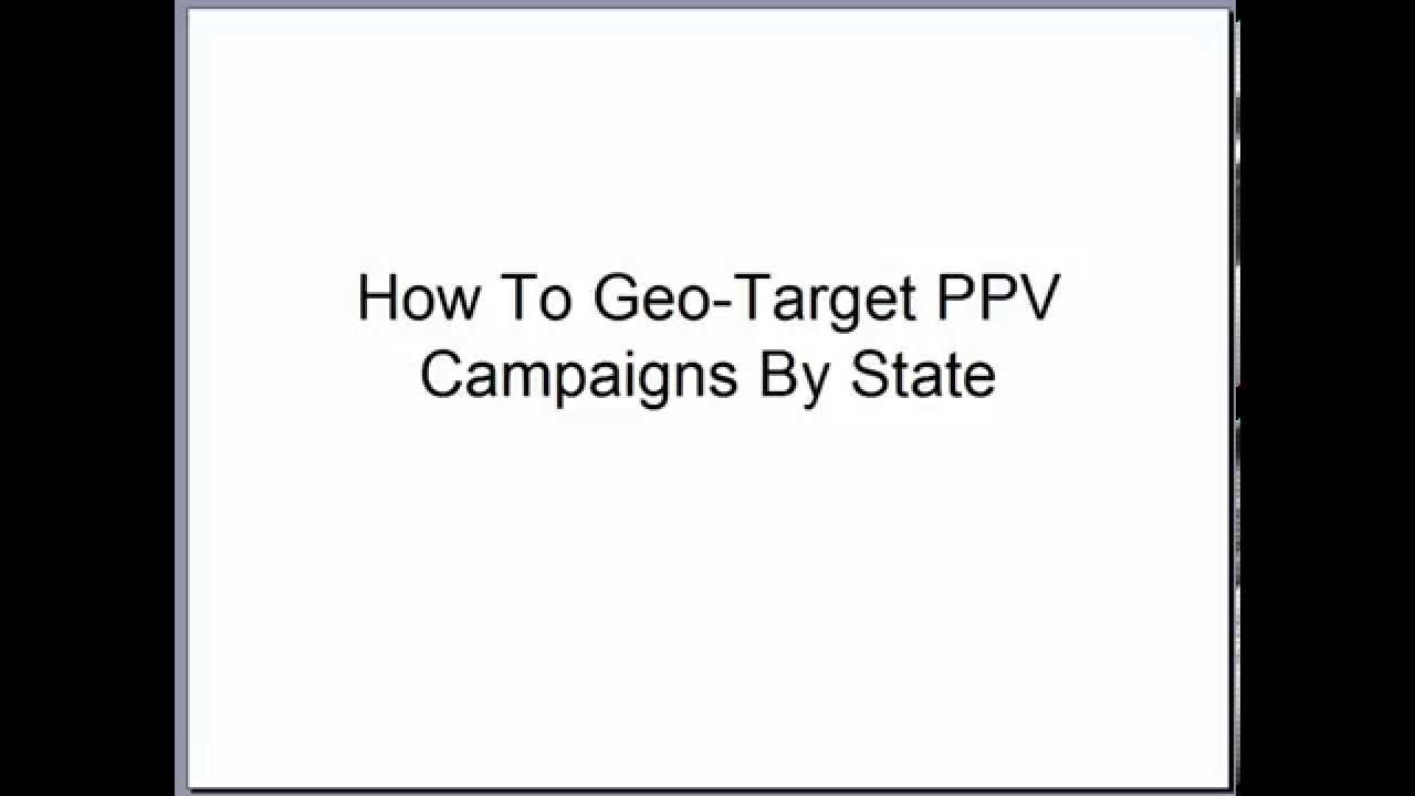50onRed - How To Geo Target Your Campaigns