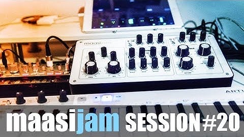 Animoog, Fugue Machine, Volca Bass and Keystep - Atmospheric Ambient Jam