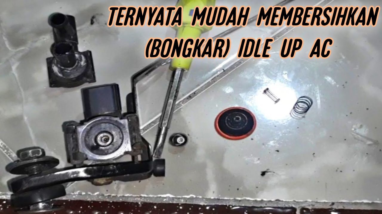 cara membersihkan bagian dalam idle up ac great corolla (all new)