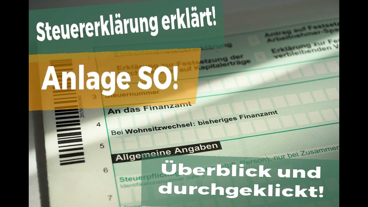 Steuererklarung 17 Anlage So Kryptowahrungen Immobilien Und Gold Youtube