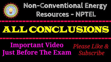 NCER-NPTEL | Conclusion Pages | All Weeks