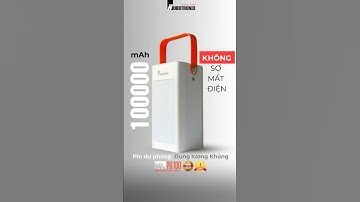 Trạm Pin dự phòng HubbFast PD100 - 100000mAh - Sạc nhanh - Đèn pin khẩn cấp 4 chế độ - An toàn