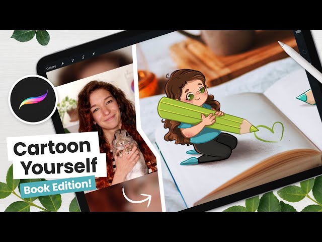 How to draw a 1/2 cartoon digital portrait » Make a Mark Studios