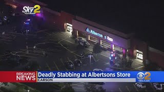 Security Guard Injured, Shoplifting Suspect Dead In Stabbing Outside Carson Albertsons